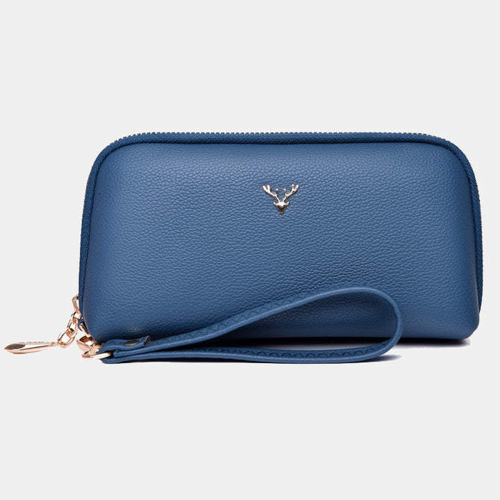 Reißverschluss Smartphone Armband Vintage Geldbörse