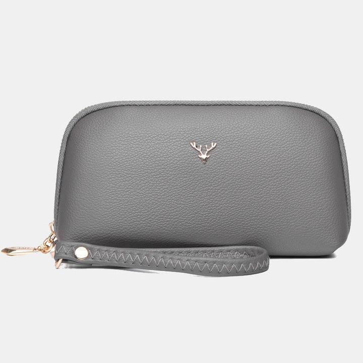 Reißverschluss Smartphone Armband Vintage Geldbörse