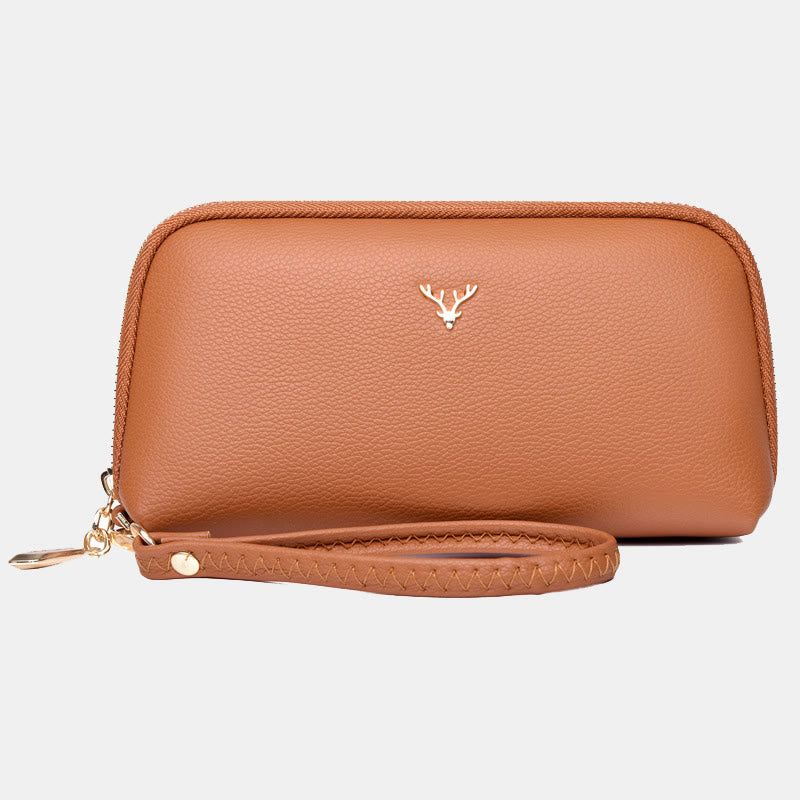 Reißverschluss Smartphone Armband Vintage Geldbörse