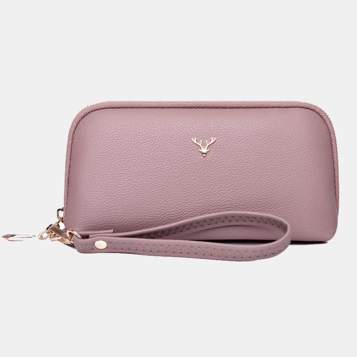 Reißverschluss Smartphone Armband Vintage Geldbörse