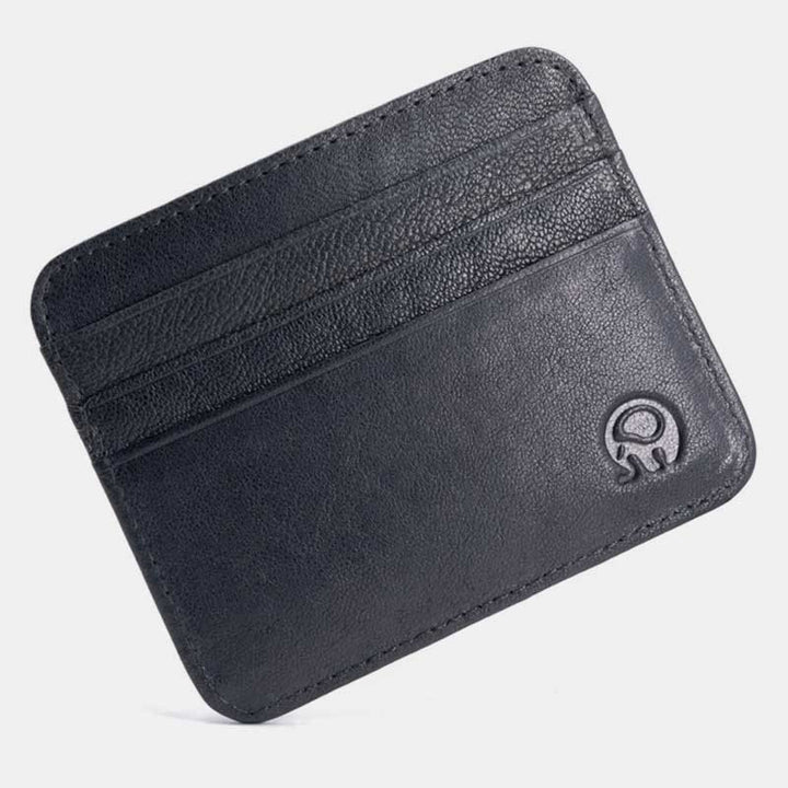Schlanke minimalistische Vordertasche Brieftasche aus echtem Leder Kartenhalter Kartenetui - Stil 17 - image 31