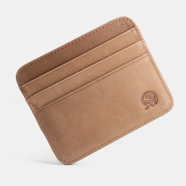 Schlanke minimalistische Vordertasche Brieftasche aus echtem Leder Kartenhalter Kartenetui - Stil 7 - image 22