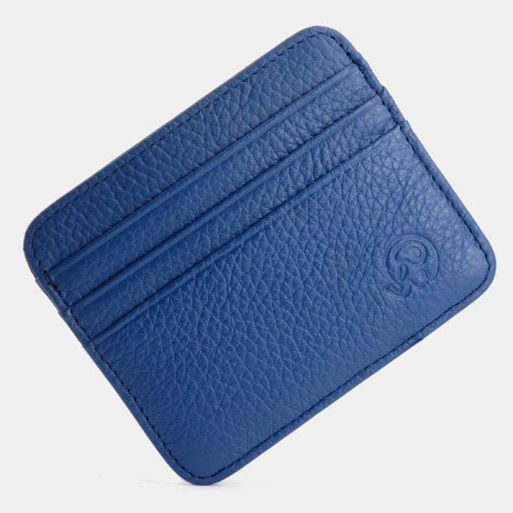 Schlanke minimalistische Vordertasche Brieftasche aus echtem Leder Kartenhalter Kartenetui - Stil 27 - image 37