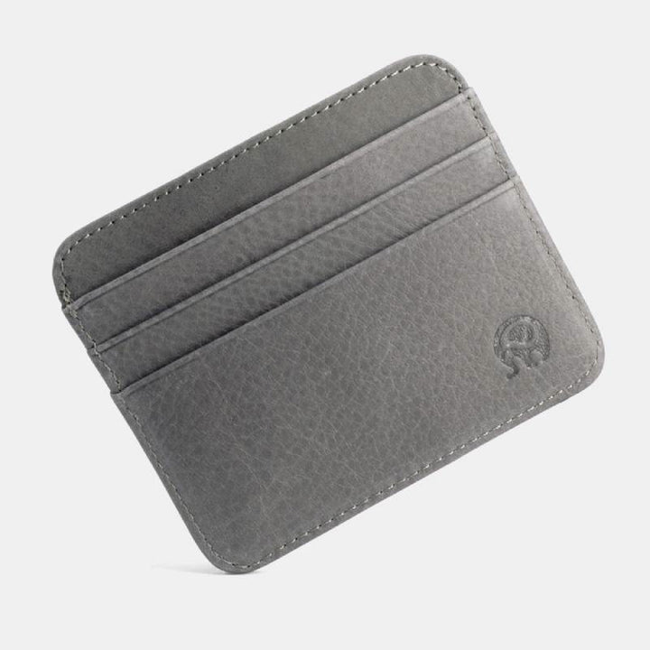 Schlanke minimalistische Vordertasche Brieftasche aus echtem Leder Kartenhalter Kartenetui - Stil 18 - image 32