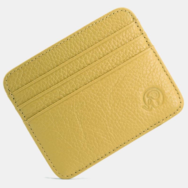 Schlanke minimalistische Vordertasche Brieftasche aus echtem Leder Kartenhalter Kartenetui - Stil 3 - image 19