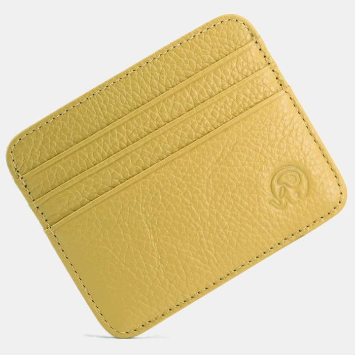 Schlanke minimalistische Vordertasche Brieftasche aus echtem Leder Kartenhalter Kartenetui - Stil 3 - image 19