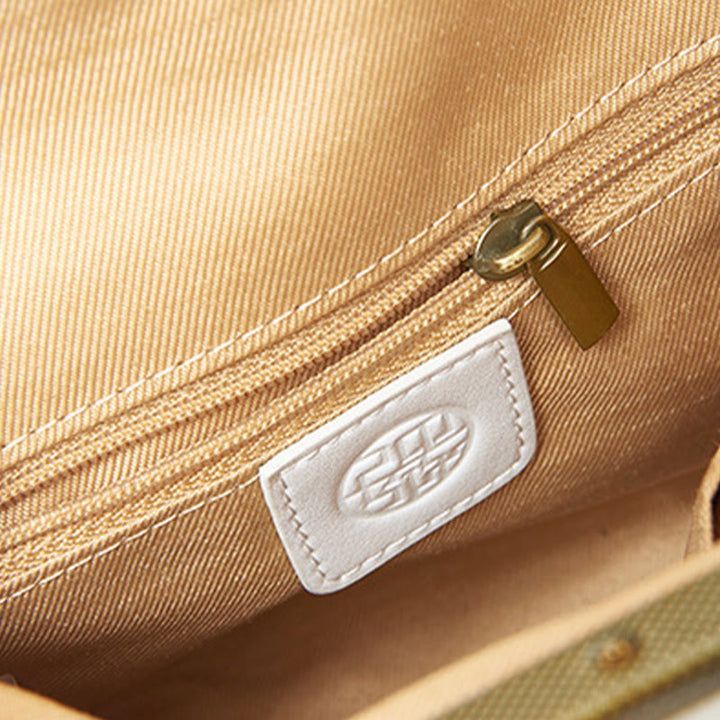 Abendtasche mit Lotus-Stickerei, Quaste und Kussverschluss, für Partys, mit Henkel