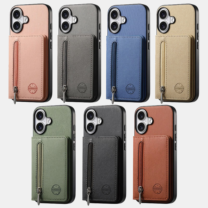 RFID-blockierende Handyhülle, Brieftasche, Kartenhalter für iPhone 16/15/14