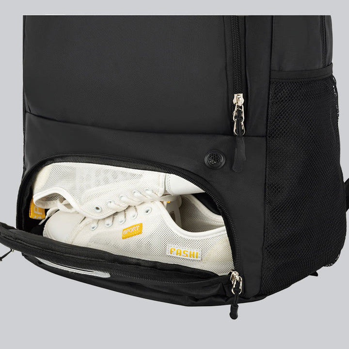 Sporttasche mit großer Kapazität, robuster Basketball-Rucksack mit Schuhfach