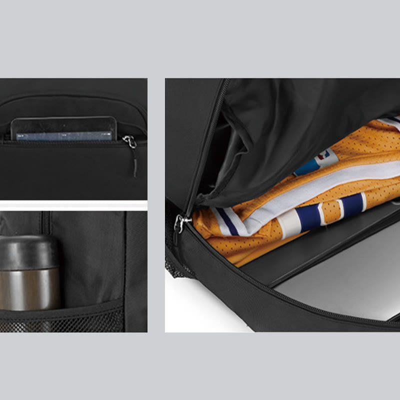 Sporttasche mit großer Kapazität, robuster Basketball-Rucksack mit Schuhfach