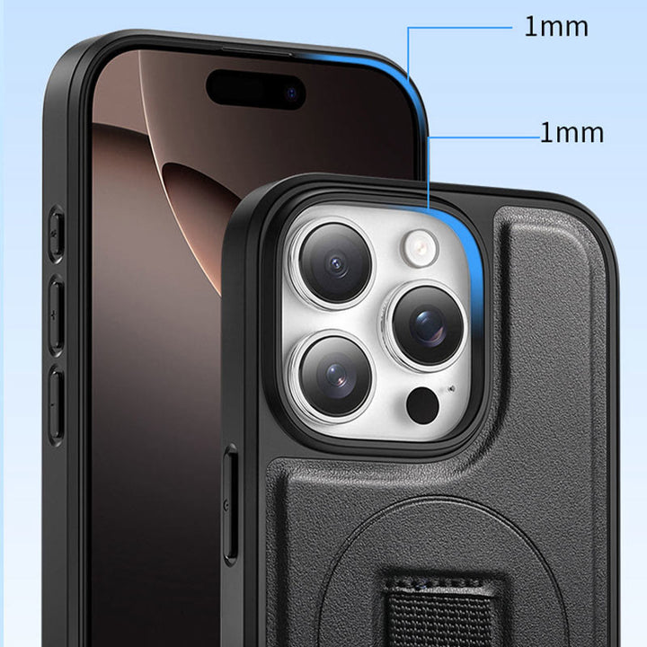 RFID-blockierende magnetische Handyhülle für iPhone mit Kartenhalter