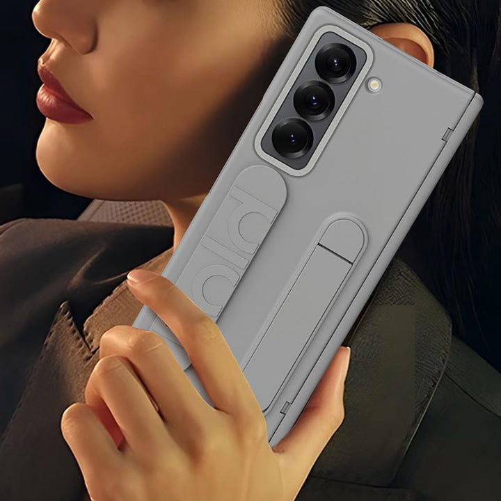Handyhülle für Samsung Z Fold mit S-Pen-Halter, Stylus-Stoßdämpfer und Handschlaufe