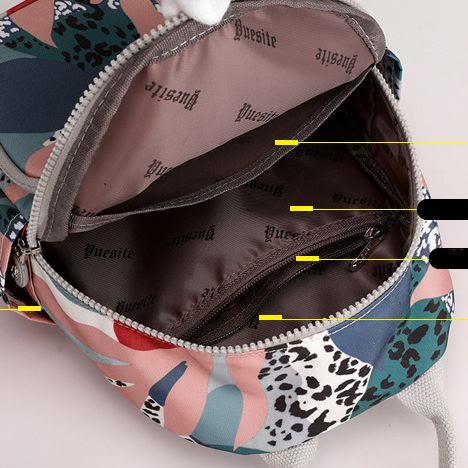 Leichter kompakter Reise-Rucksack für Frauen Funktionaler Mini-Rucksack