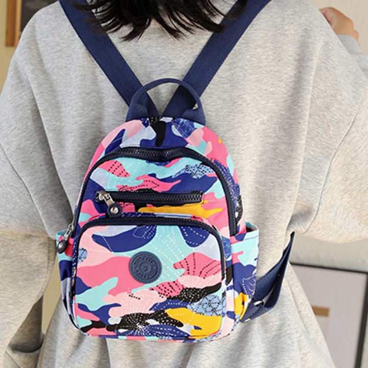 Leichter kompakter Reise-Rucksack für Frauen Funktionaler Mini-Rucksack