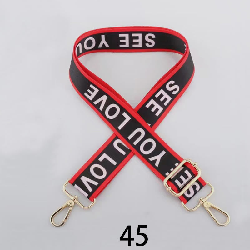 Ersatz verstellbare Crossbody Geldbörse Riemen Streifen breit