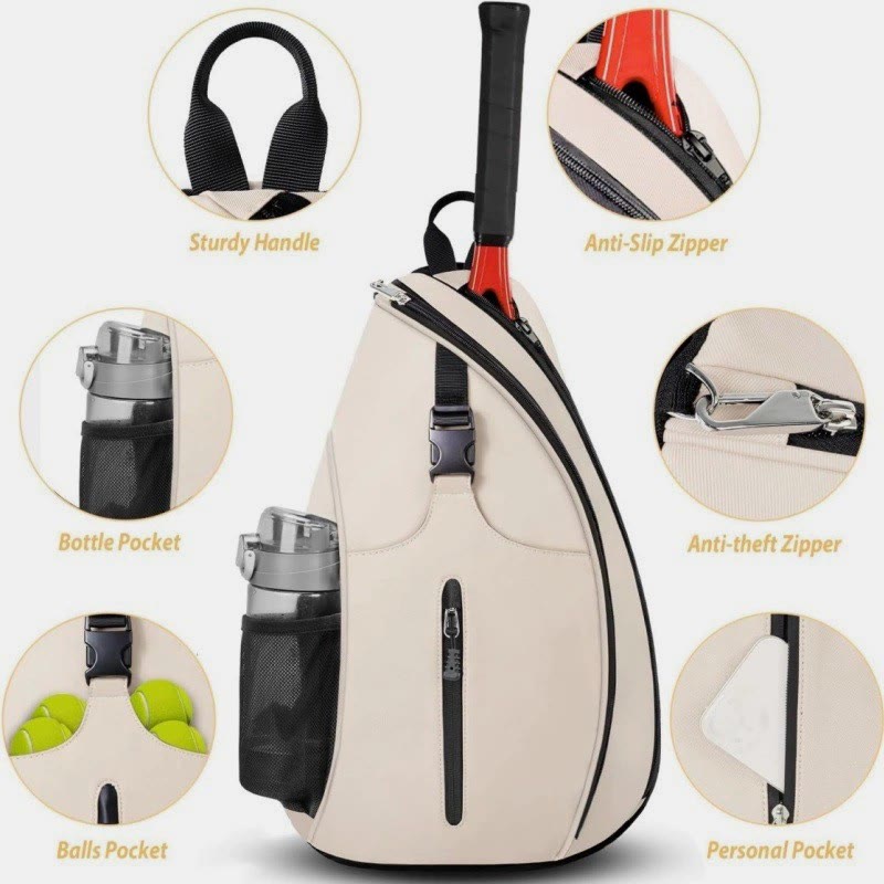 Tennistasche mit einer Schulter und Umhängetasche, Tennisschlägertasche - image 3