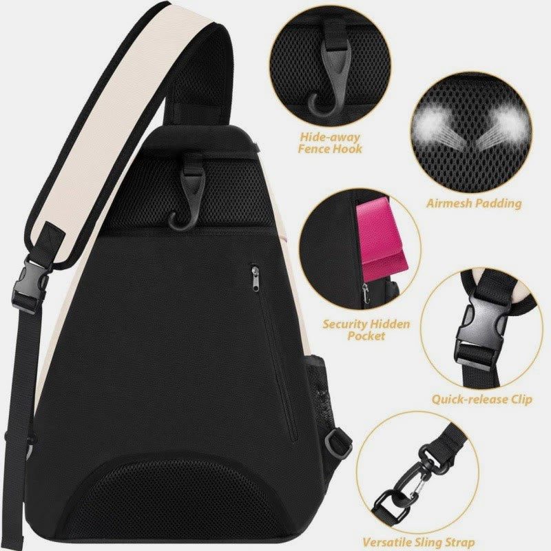 Tennistasche mit einer Schulter und Umhängetasche, Tennisschlägertasche - image 4