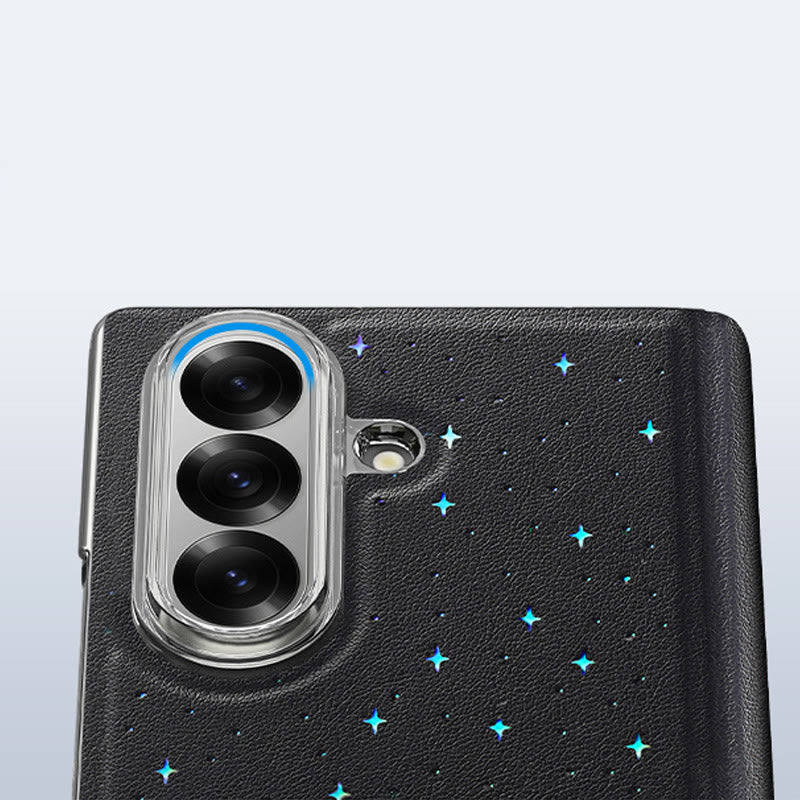 Handyhülle für Samsung Galaxy Z Fold 7 / Z Flip 7 Sternenhimmel PU-Leder Handyhülle - image 8