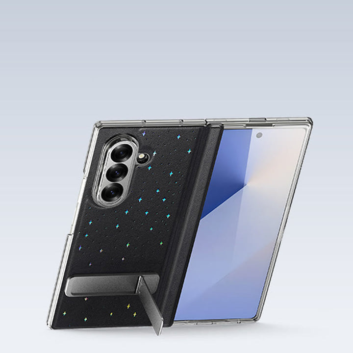 Handyhülle für Samsung Galaxy Z Fold 7 / Z Flip 7 Sternenhimmel PU-Leder Handyhülle - image 5