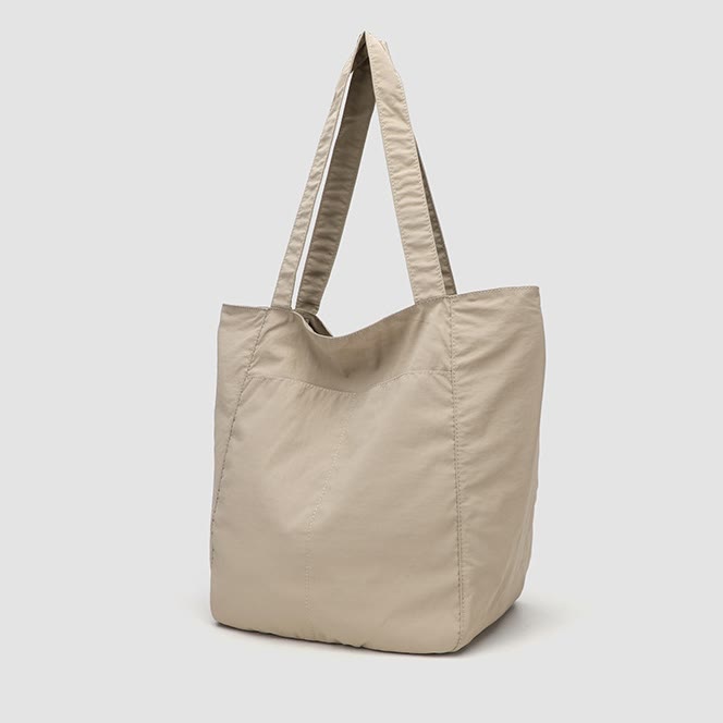 Damen lässige Leinwand Tote Schultertasche Einkaufstasche aus Leinen
