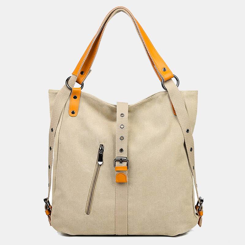 Multifunktionale Retro-Tragetasche mit großer Kapazität, umwandelbarer Rucksack - image 7