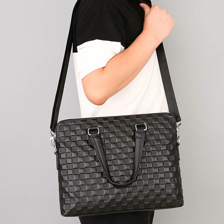 Aktentasche für Herren, Geschäftsreise, elegante, wasserdichte Umhängetasche - image 5