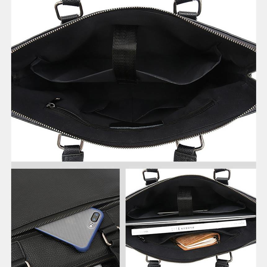 Aktentasche für Herren, Geschäftsreise, elegante, wasserdichte Umhängetasche - image 2