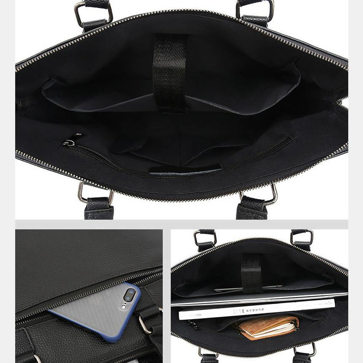 Aktentasche für Herren, Geschäftsreise, elegante, wasserdichte Umhängetasche - image 2