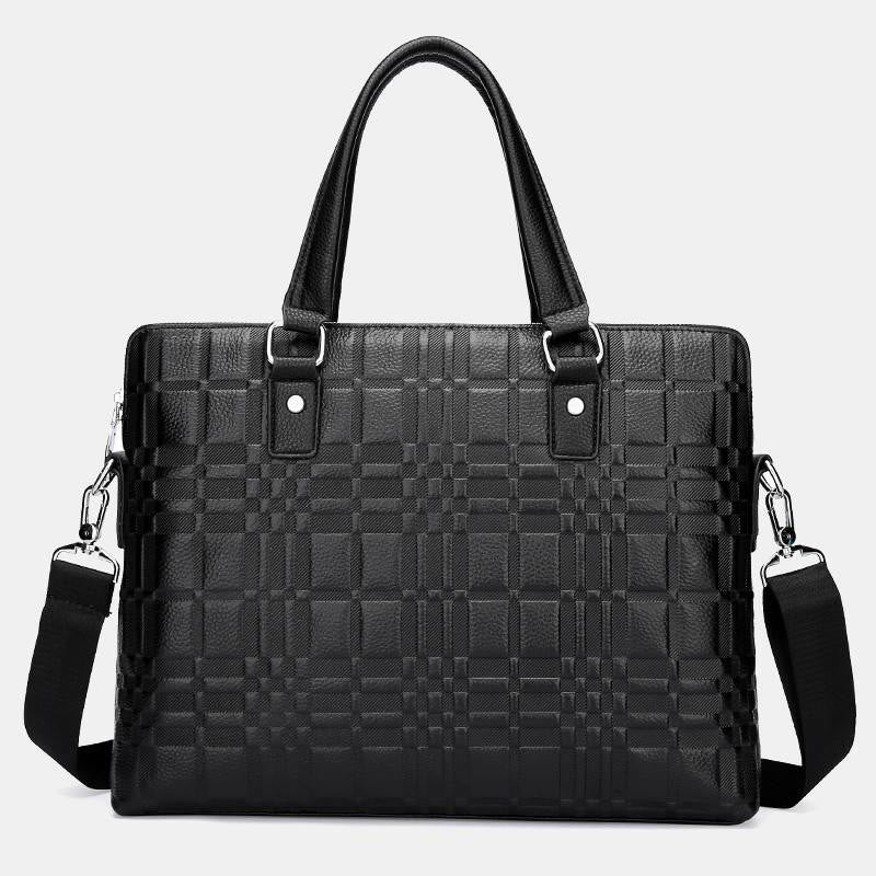Aktentasche für Herren, Geschäftsreise, elegante, wasserdichte Umhängetasche - B - image 17