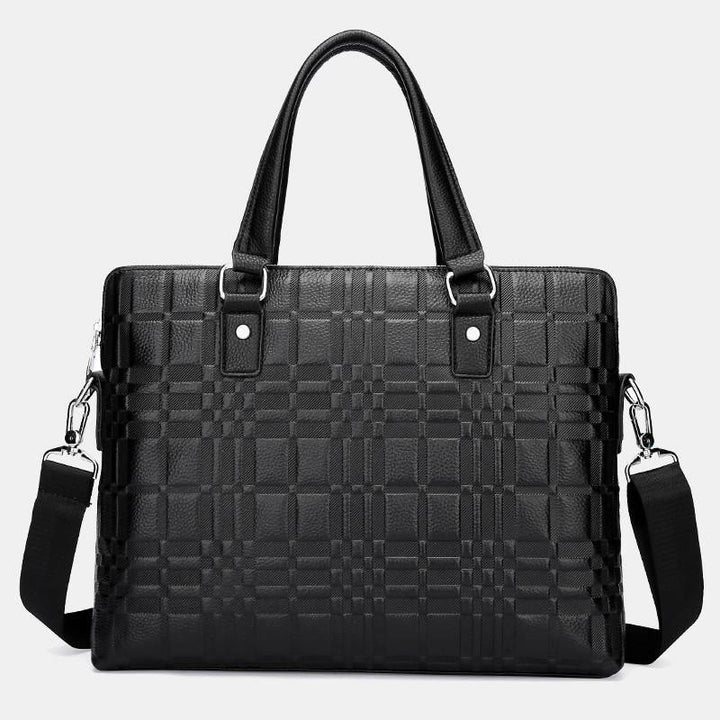 Aktentasche für Herren, Geschäftsreise, elegante, wasserdichte Umhängetasche - B - image 17