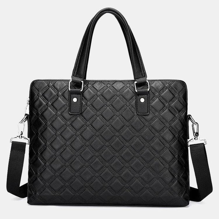 Aktentasche für Herren, Geschäftsreise, elegante, wasserdichte Umhängetasche - C - image 18