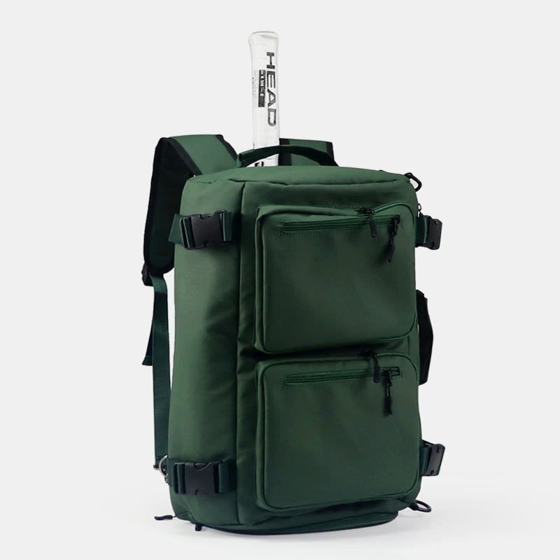 Schlägertasche für Tennis, Badminton, Sport, multifunktionaler, wasserdichter Rucksack - Grün - image 18