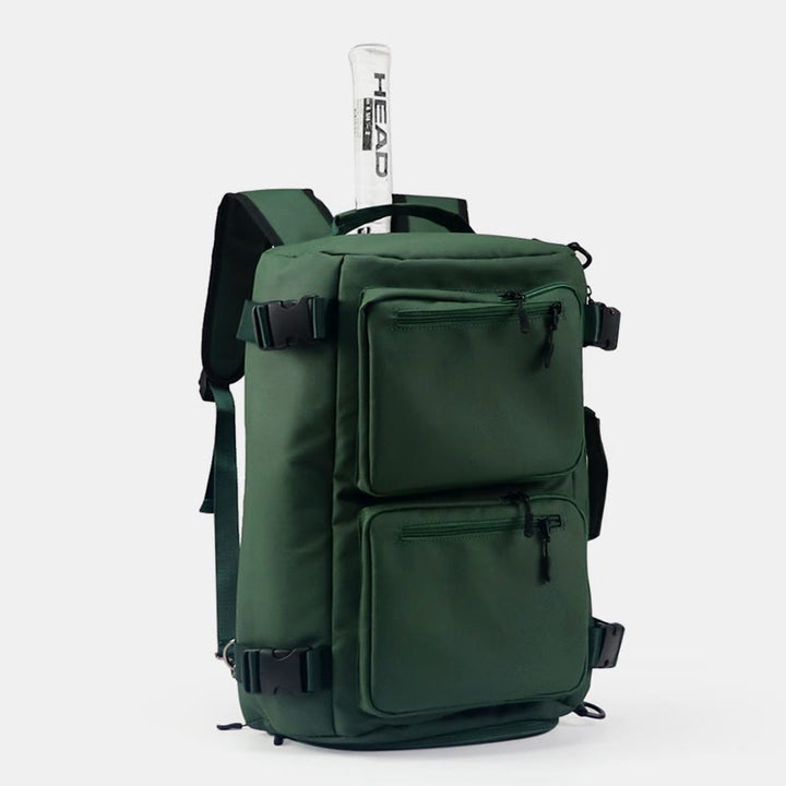 Schlägertasche für Tennis, Badminton, Sport, multifunktionaler, wasserdichter Rucksack - Grün - image 19