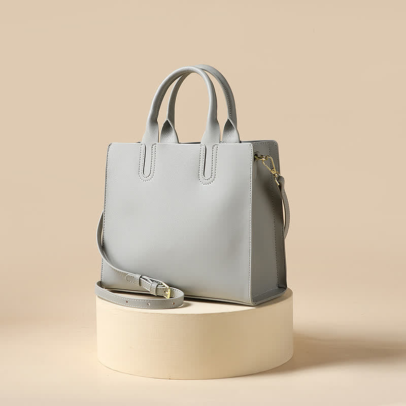 Vegane Leder-Tragetasche für Damen, für Reisen und Arbeit, Umhängetasche, Schultertasche