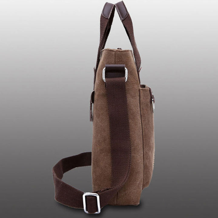 Große Handtasche aus Canvas mit großem Fassungsvermögen, Umhängetasche