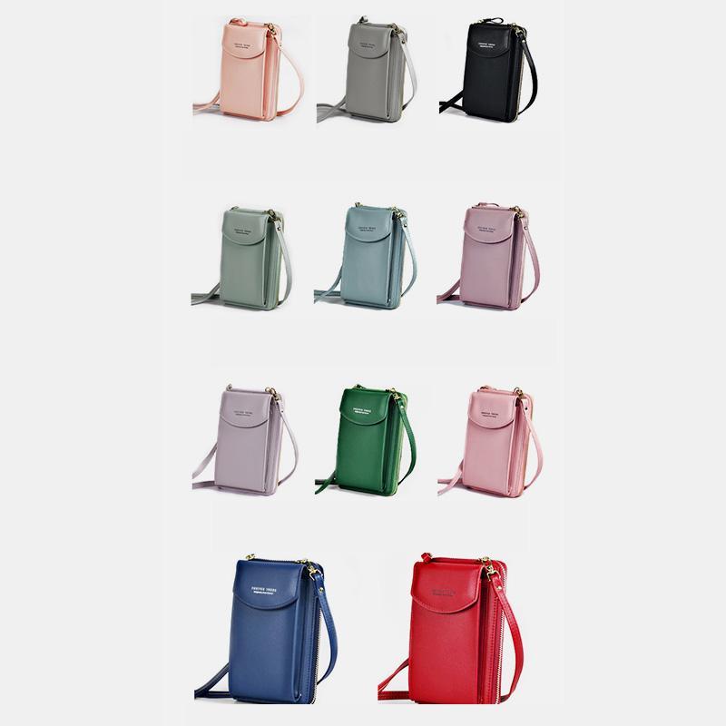 Solide Telefontasche mit mehreren Taschen und großem Fassungsvermögen