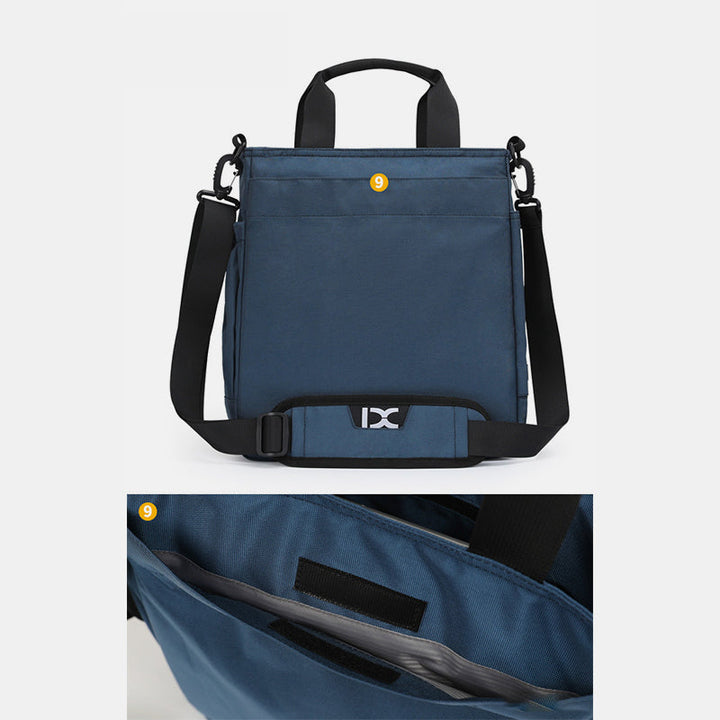 Skalierbare Umhängetasche mit großem Fassungsvermögen und mehreren Taschen