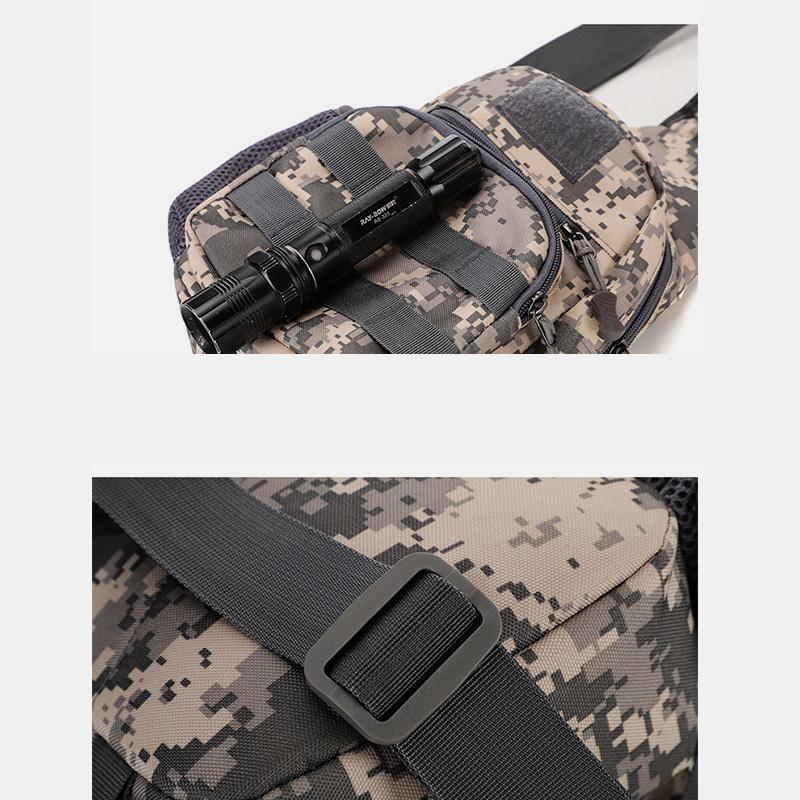 Camouflage Wasserdichte Multifunktionale Schultertasche Für Den Außenbereich
