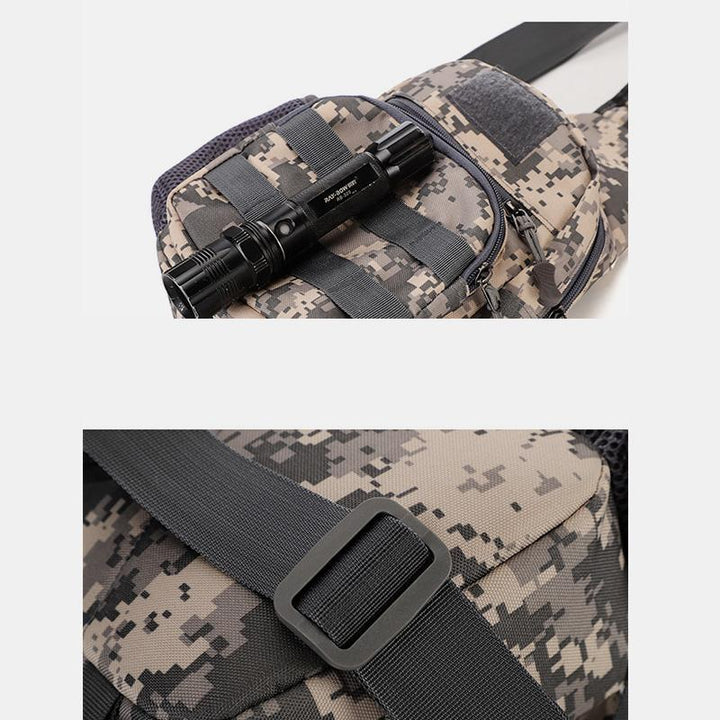 Camouflage Wasserdichte Multifunktionale Schultertasche Für Den Außenbereich