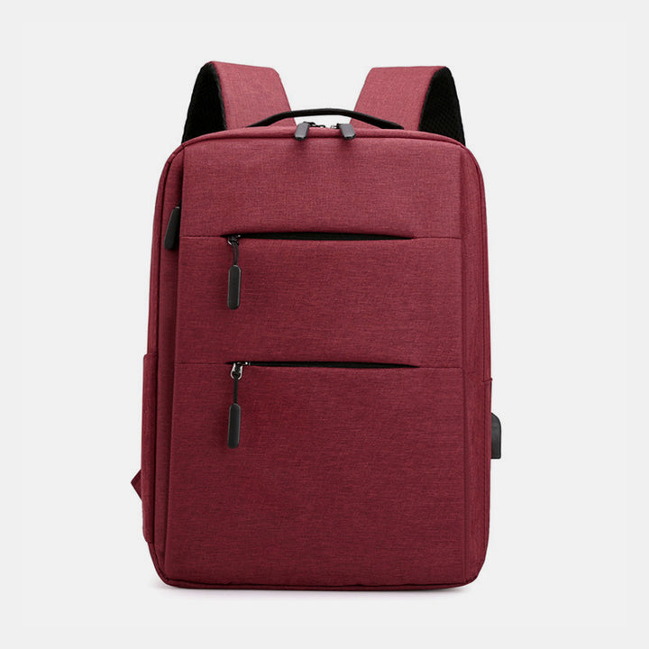 USB-Rucksack mit großer Kapazität und Verschleißfestigkeit für 15,6-Zoll-Computer