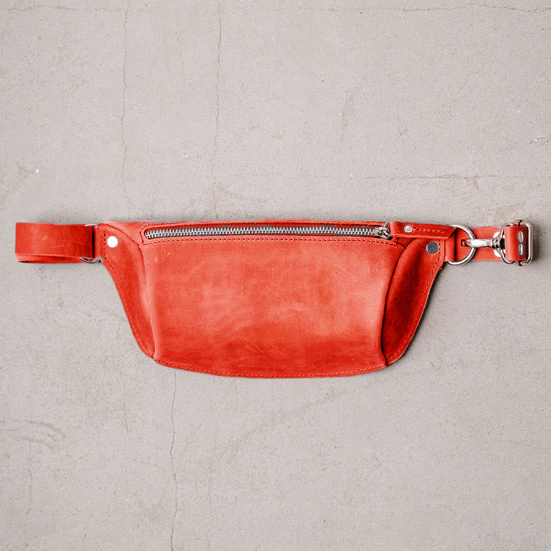 Gürteltasche für Damen und Herren, Outdoor, Hüfttasche mit Doppelreißverschluss, Brusttasche