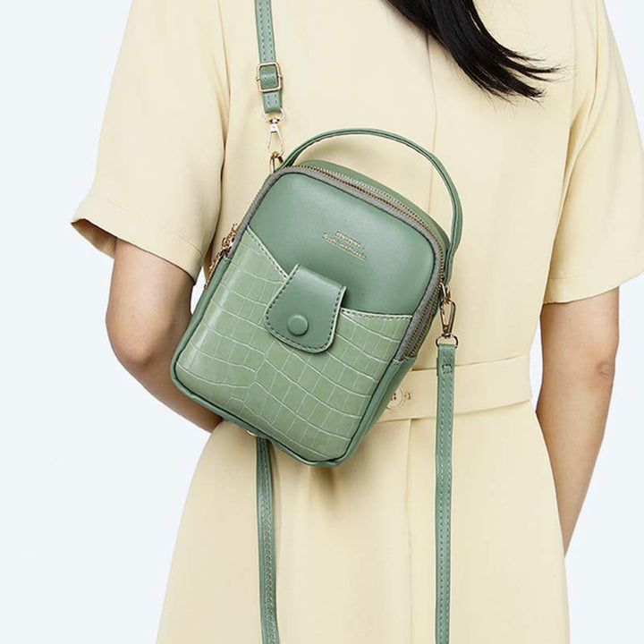 Kleiner Rucksack für Damen, Mehrzweck-Design, Handtasche, Umhängetasche