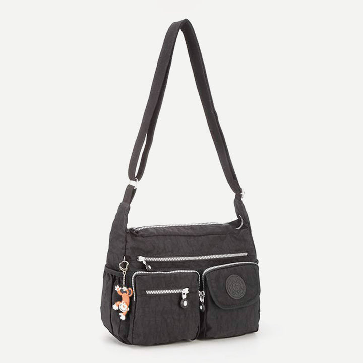 Damen Umhängetasche aus Nylon mit mehreren Taschen, Reise-Schultertasche, Umhängetasche