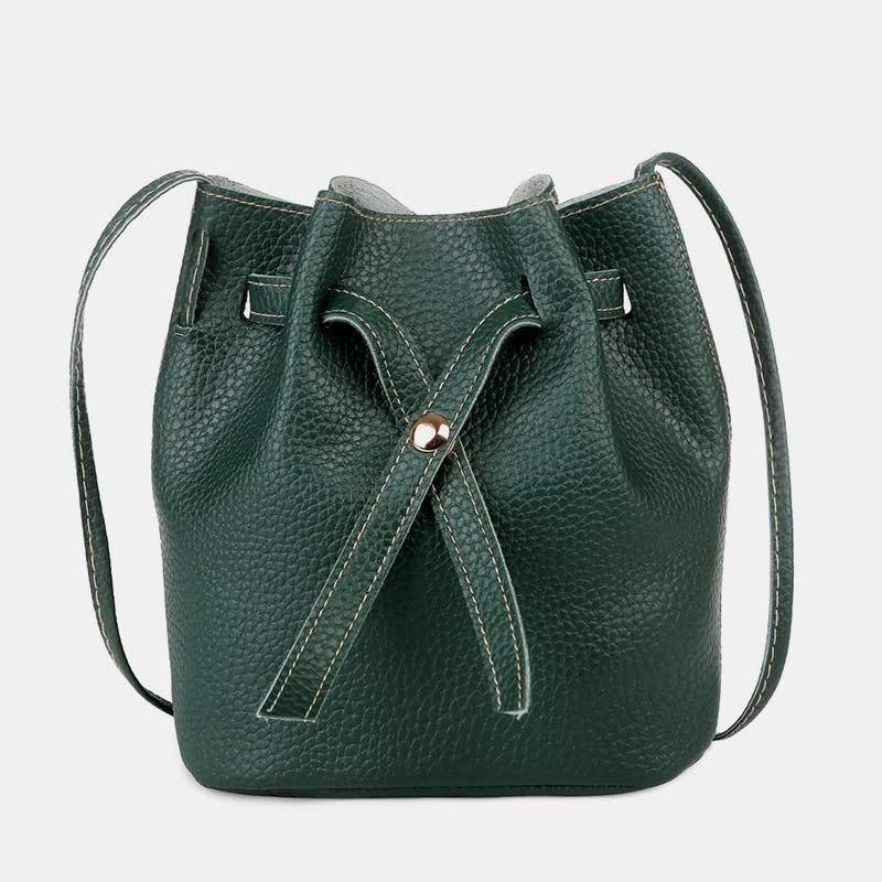 Umhängetasche für Damen aus PU-Leder, minimalistische Schultertasche für den täglichen Gebrauch