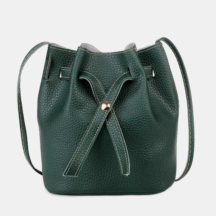 Umhängetasche für Damen aus PU-Leder, minimalistische Schultertasche für den täglichen Gebrauch