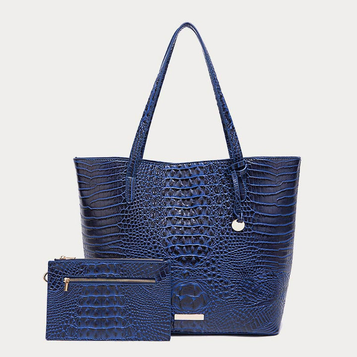 Tragetasche für Damen, tägliches Retro-Taschenset mit Krokodilmuster