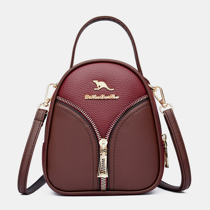 Kleine Crossbody-Handytasche für Damen, Handy-Schultertasche aus Leder