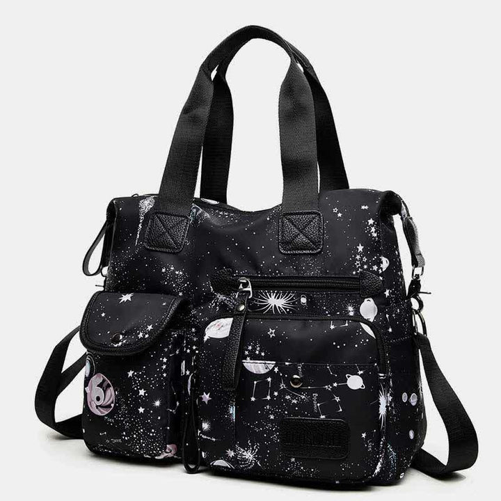 Leichte Tragetasche mit mehreren Taschen für Damen, Mehrzweck-Umhängetasche