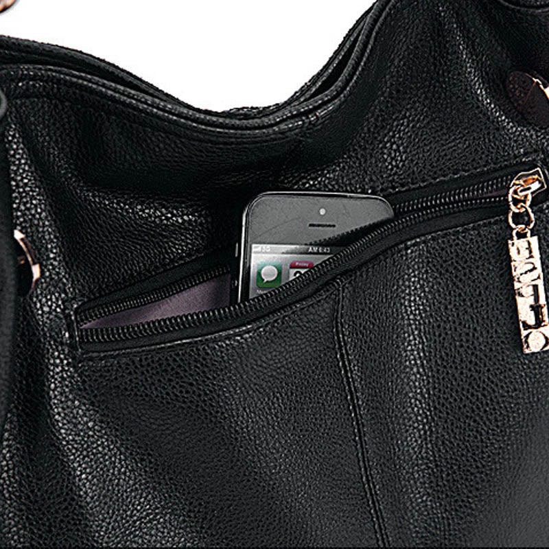 Glänzende Schlangenhaut-Grain-Tasche für Damen aus echtem Leder