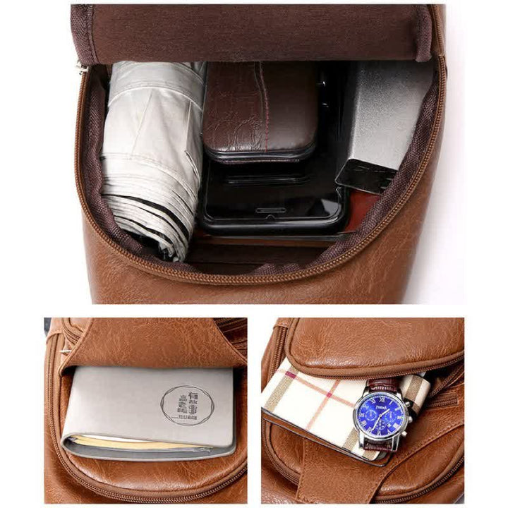 Wasserdichte Schultertasche mit USB-Ladefunktion 